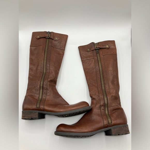 Franco Sarto Shoes - Franco Sarto Panko Leather Boots Woman Size 8.5